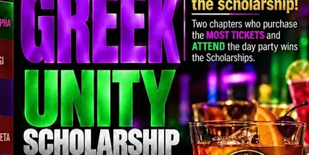 Greek Unity Scholarship Day Party, Greeks & Friends Are Welcome!