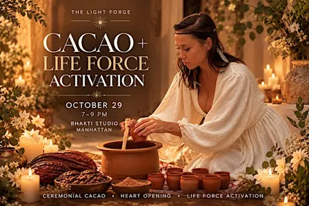Cacao + Life Force Activation: A Heart-Opening Experience