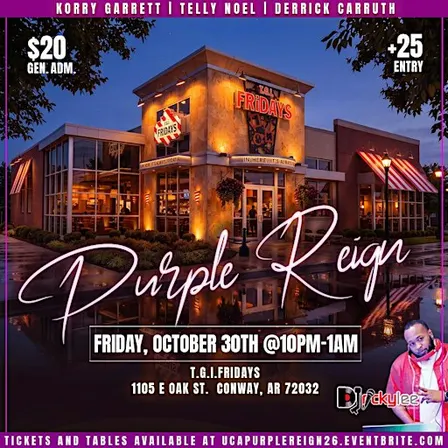 PURPLE REIGN: TGIF UCA Homecoming 2026