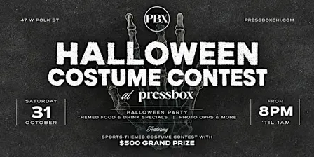 Halloween at Pressbox: $500 Sports Costume Contest