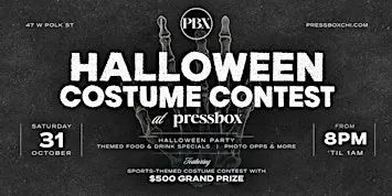 Halloween at Pressbox: $500 Sports Costume Contest