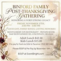 Family Post-Thanksgiving Lunch