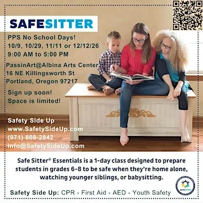 Safe Sitter (Babysitter Training) **1-Day Course** (PPS NO SCHOOL DAY)