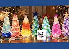 Paint and Enjoy-Sea Glass Tree– Fall, Winter & Christmas / Lavender Acres