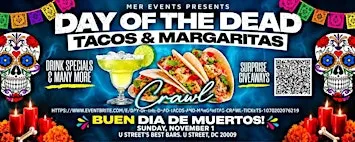Day of the Dead Halloween Bar Crawl (Tacos and Margs)