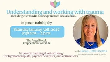 IN PERSON | Understanding & working with trauma ( including Sexual Abuse)