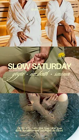 Slow Saturday - Yoga, Ice Bath & Sauna (PT/EN)