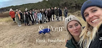 Walk, pause & pour