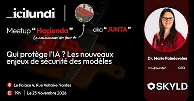 Meetup Hacienda - Qui protège l'IA ? Les nouveaux enjeux de sécurité