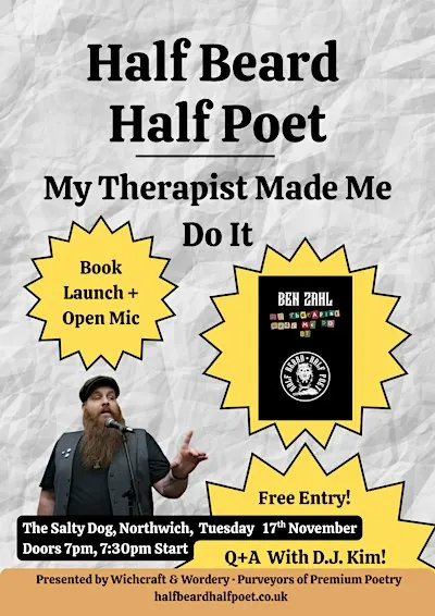 Half Beard Half Poet - Book Launch
