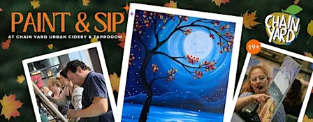 Paint & Sip at Chain Yard Urban Cidery & Taproom