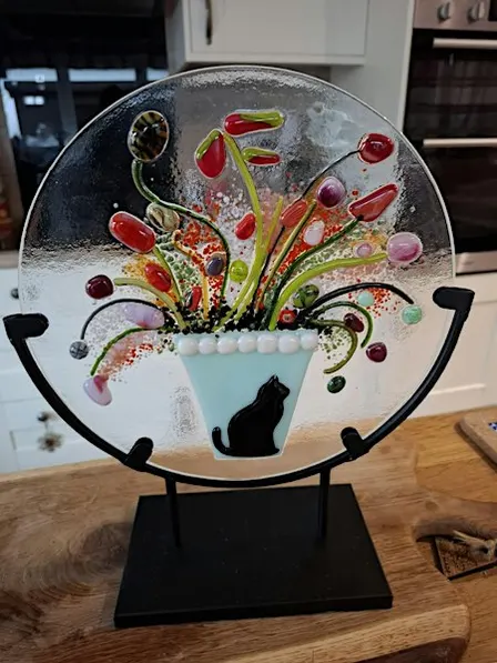 Fused glass picture