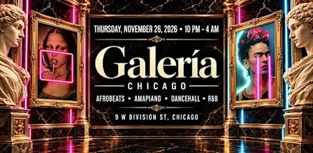KO’s Playlist: Afrobeats and R&B Thanksgiving Day at Galeria 10PM-4AM