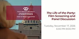 The Life of the Party: Film Screening and Panel Discussion