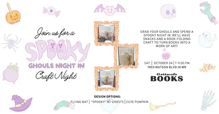 Ghouls Night In: Craft Night @ Gottwals Books