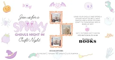 Ghouls Night In: Craft Night @ Gottwals Books
