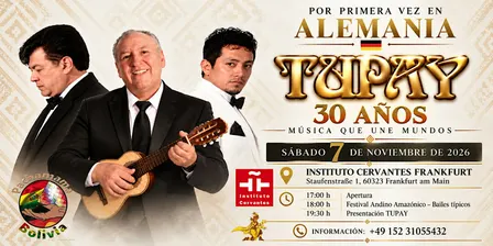 TUPAY EN FRANKFURT UNA NOCHE HISTÓRICA
