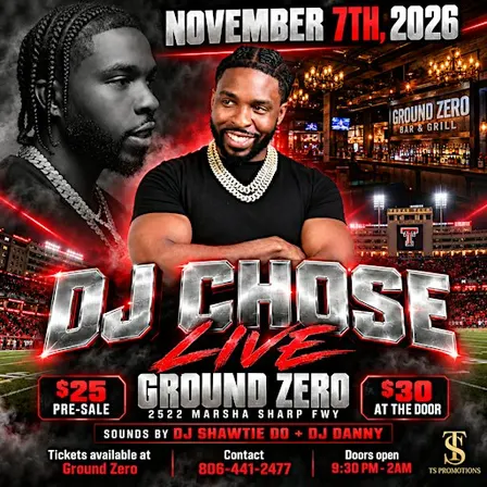 Dj Chose Game Day Party Texas Tech vs West Virginia
