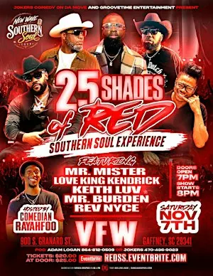 25 SHADES OF RED / SOUTHERN SOUL EXPERIENCE