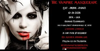 Vampire Masquerade Halloween Dance Party