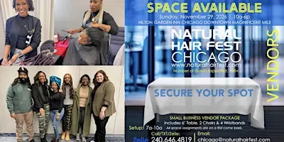 NATURAL HAIR FEST CHICAGO - DAYTIME VENDOR OPPORTUNITY