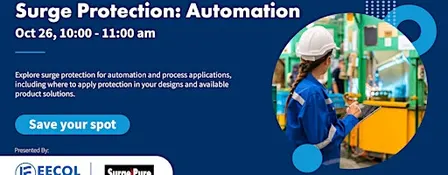 Surge Protection for Automation with EECOL Electric & Surgepure