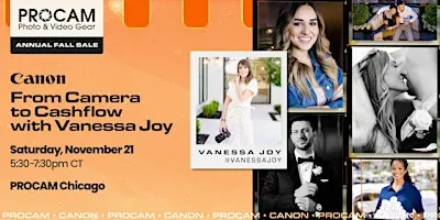 From Camera to Cashflow with Vanessa Joy Presented by Canon