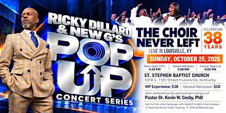 Ricky Dillard & New G’s POP-UP Concert: The Choir Never Left – Louisville