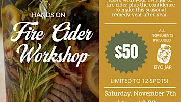 Fire Cider Workshop