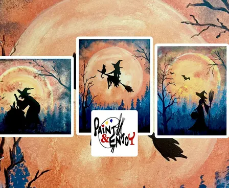 “Witches Under the Moon“ Paint and Enjoy at Franklin Street Social