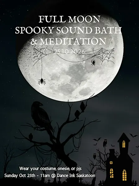 Spooky Sound Bath, Meditation, Breathwork & Energy Healing