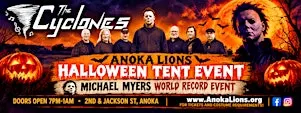 2026 CYCLONES & Michael Myers Record at Anoka Lions Halloween Tent Event!