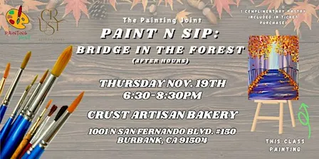 Coffee & Paint: Bridge In the Forest