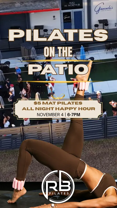 $5 Pilates On The Patio | Rare Body x Giancarlos Tampa