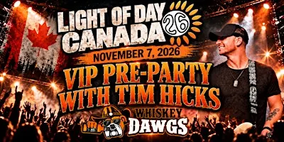 LIGHT OF DAY PRE AND AFTER PARTY WHISKEY DAWGS