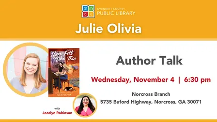 Author Talk with Julie Olivia