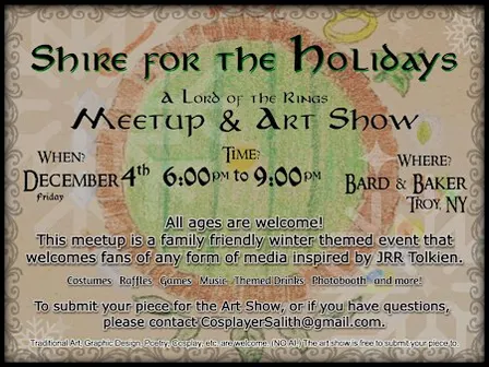 'Shire for the Holidays' Lord of the Rings Meetup