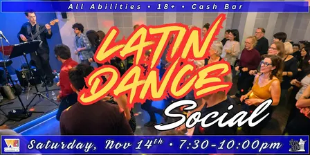 Latin Dance Social #6 w/ LIVE BAND at The River Room!