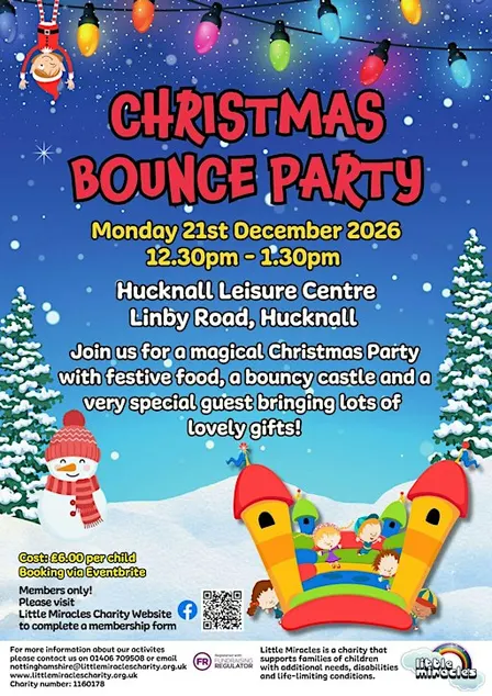 Notts Christmas Bounce Party - Hucknall - 21st December