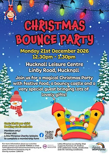 Notts Christmas Bounce Party - Hucknall - 21st December