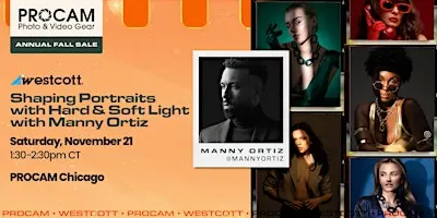Shaping Portraits with Hard & Soft Light - Westcott Top Pro Manny Ortiz