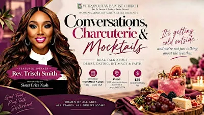 Conversations, Charcuterie, & Mocktails