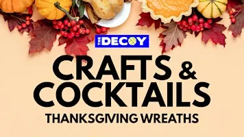 Crafts & Cocktails: Thanksgiving Wreath