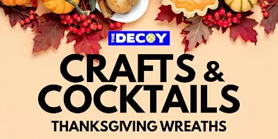Crafts & Cocktails: Thanksgiving Wreath