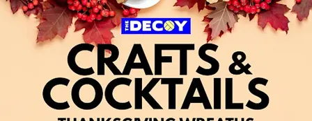 Crafts & Cocktails: Thanksgiving Wreath