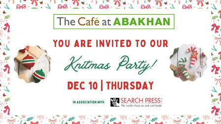 Knitmas Party at Abakhan at Mostyn