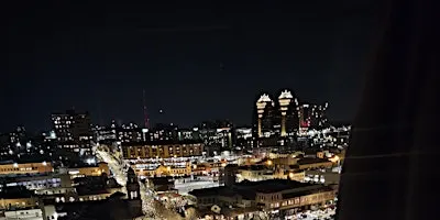 Party at the top of the plaza