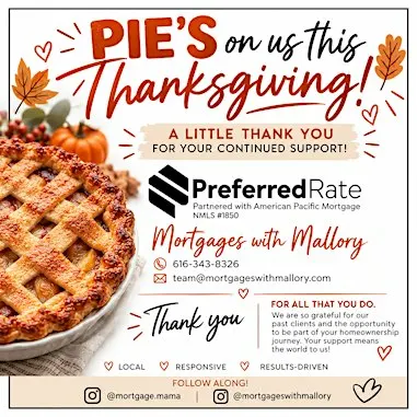 Pies are on us this Thanksgiving!