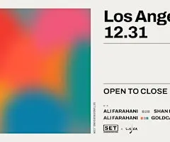 SETxSafra New Years Open 2 Close: Ali Farahani b2b Shan Nash, Goldcap +B3B