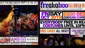 FREAKABOO COSTUME PARTY AT BAMBOO